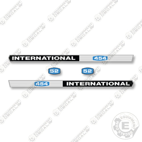 International 454 Decal Kit Tractor - Aftermarket Kit