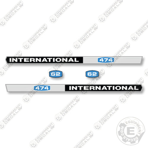 International 474 Decal Kit Tractor - Aftermarket Kit