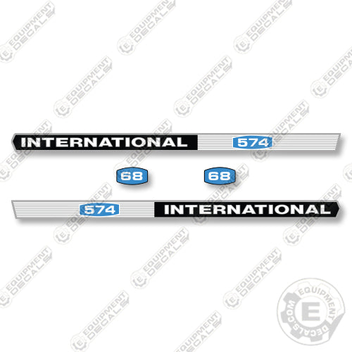 International 574 Decal Kit Tractor - Aftermarket Kit