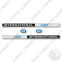 International 574 Decal Kit Tractor - Aftermarket Kit