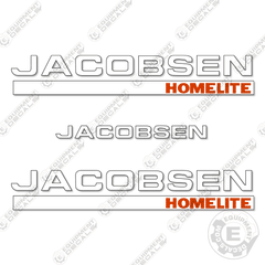 Fits Jacobsen Homelite Decal Kit Mower