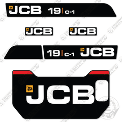 Fits JCB 19C-1 Decal Kit Mini Excavator