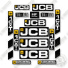 Image of JCB 1CXT HF Decal Kit Backhoe Loader - Aftermarket Kit