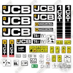 Fits JCB 1CXT Pro Decal Kit Backhoe Loader
