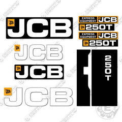 Fits JCB 250T Decal Kit Skid Steer