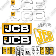 Fits JCB 406T4 Decal Kit Wheel Loader