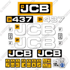 Fits JCB 437 Decal Kit Wheel Loader