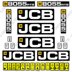 Fits JCB 8055RTS Decal Kit Mini Excavator