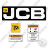 Image of Fits JCB DB72 Bucket Decal Kit Skid Steer Loader
