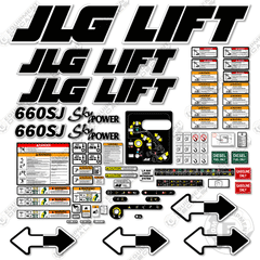 Fits JLG 660SJ Decal Kit Boom Lift