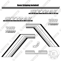 Fits JLG 9038 Turbo Decal Kit Telehandler Skytrak