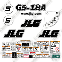 Fits JLG G5-18A Decal Kit Telehandler