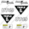 Image of Fits JLG UT49 Powerdeck Decal Kit Trailer