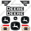 Image of Fits John Deere 130P Decal Kit Mid-Size Excavator
