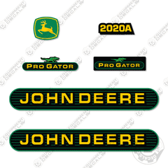 Fits John Deere 2020A Decal Kit UTV Turf Vehicle