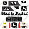 Image of John Deere 30P Decal Kit Mini Excavator - Aftermarket Kit