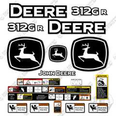 Fits John Deere 312GR Decal Kit Skid Steer - 2020+