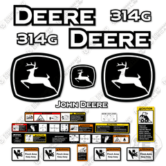 Fits John Deere 314G Decal Kit Skid Steer - POST 2020 VERSION!