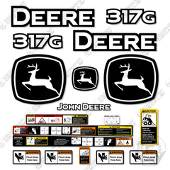 Fits John Deere 317G Decal Kit Track Loader - POST 2020 VERSION!