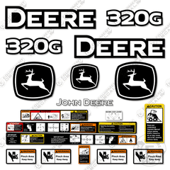 Fits John Deere 320G Decal Kit - PRE 2020 VERSION!