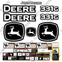 Fits John Deere 331G Decal Kit Skid Steer - 2020+