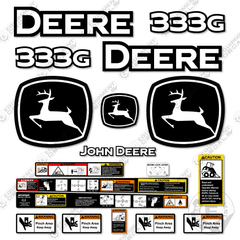 Fits John Deere 333G Decal Kit Skid Steer - POST 2020 VERSION!