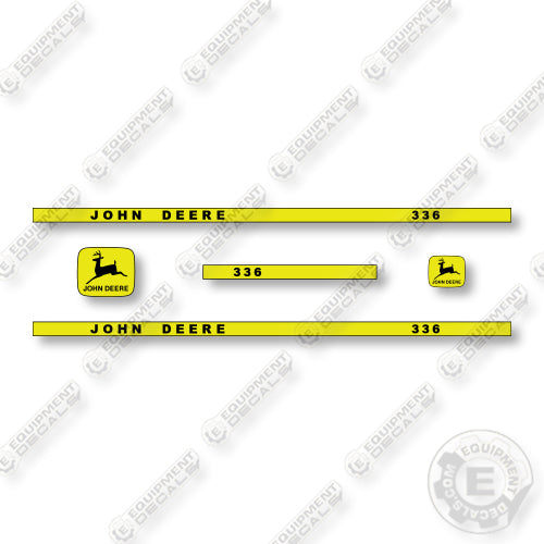 John Deere 336 Decal Kit Baler - Aftermarket Kit