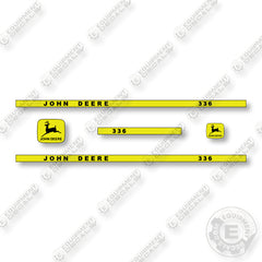 John Deere 336 Decal Kit Baler - Aftermarket Kit