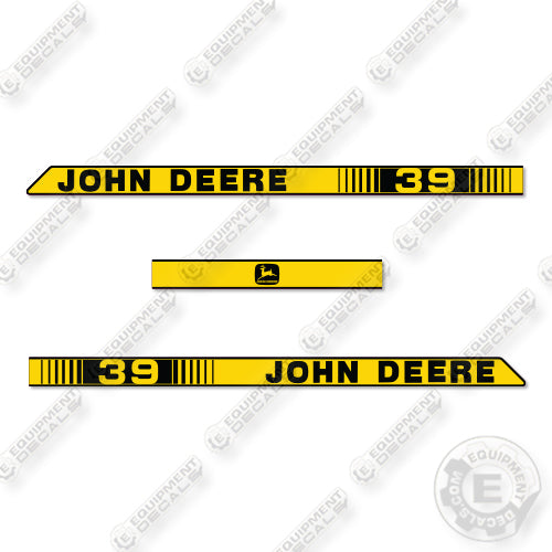 John Deere 39 Decal Kit Custom Tractor- Aftermarket Kit