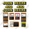 Image of John Deere 410 Decal Kit Backhoe Loader - Aftermarket Kit
