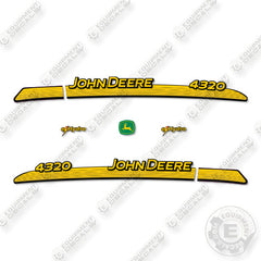 John Deere 4320 Decal Kit Utility Tractor - Aftermarket Kit