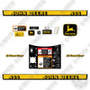 Image of John Deere 455 New Style Decal Kit Lawn Tractor- Aftermarket Kit