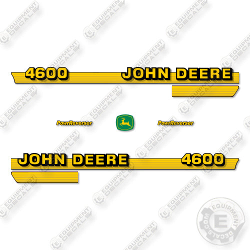 John Deere 4600 Decal Kit Tractor- Aftermarket Kit