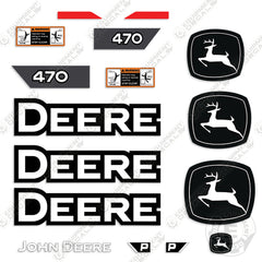 Fits John Deere 470 P-Tier Decal Kit Excavator