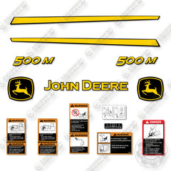 John Deere 500M Decal Kit Loader Attachment - Aftermarket Kit
