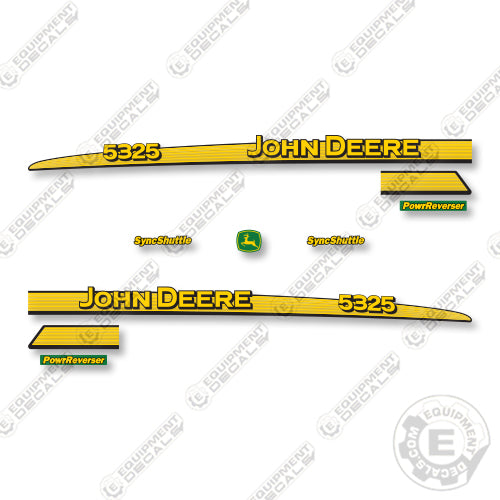 John Deere 5325 Decal Kit Tractor - Aftermarket Kit