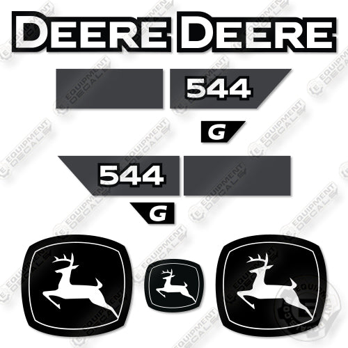 Fits John Deere 544G New Style Decal Kit Wheel Loader