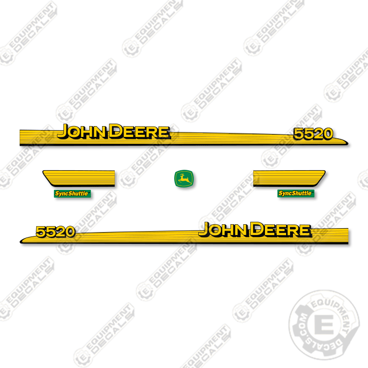 Fits John Deere 5520 Decal Kit Tractor - Open Cab