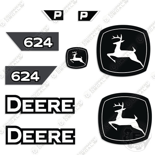 Fits John Deere 624P Decal Kit Wheel Loader