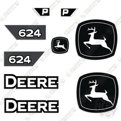 Fits John Deere 624P Decal Kit Wheel Loader