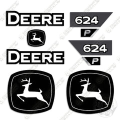 Fits John Deere 624P Decal Kit Wheel Loader