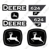 Image of Fits John Deere 624P Decal Kit Wheel Loader