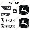 Image of Fits John Deere 624P Decal Kit Wheel Loader