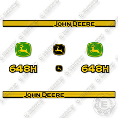 Fits John Deere 648H Decal Kit Skidder