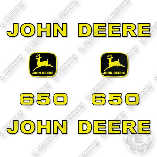 John Deere 650 Decal Kit Hay Rake- Aftermarket Kit
