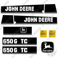 Fits John Deere 650G TC Decal Kit Tractor Crawler