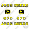 Image of John Deere 670 Decal Kit Hay Rake- Aftermarket Kit