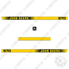 Fits John Deere 670 Decal Kit Tractor
