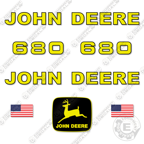 John Deere 680 Decal Kit Manure Spreader
