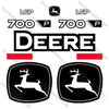 Image of John Deere 700P Decal Kit Dozer- Aftermarket Kit